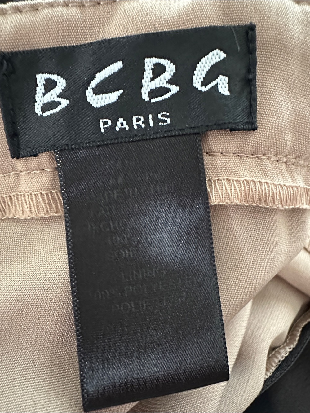 BCBG Paris Black Silk Beaded Halter Maxi Dress Tiered Y2K Evening Cocktail Sz 8‎ - Picture 10 of 14